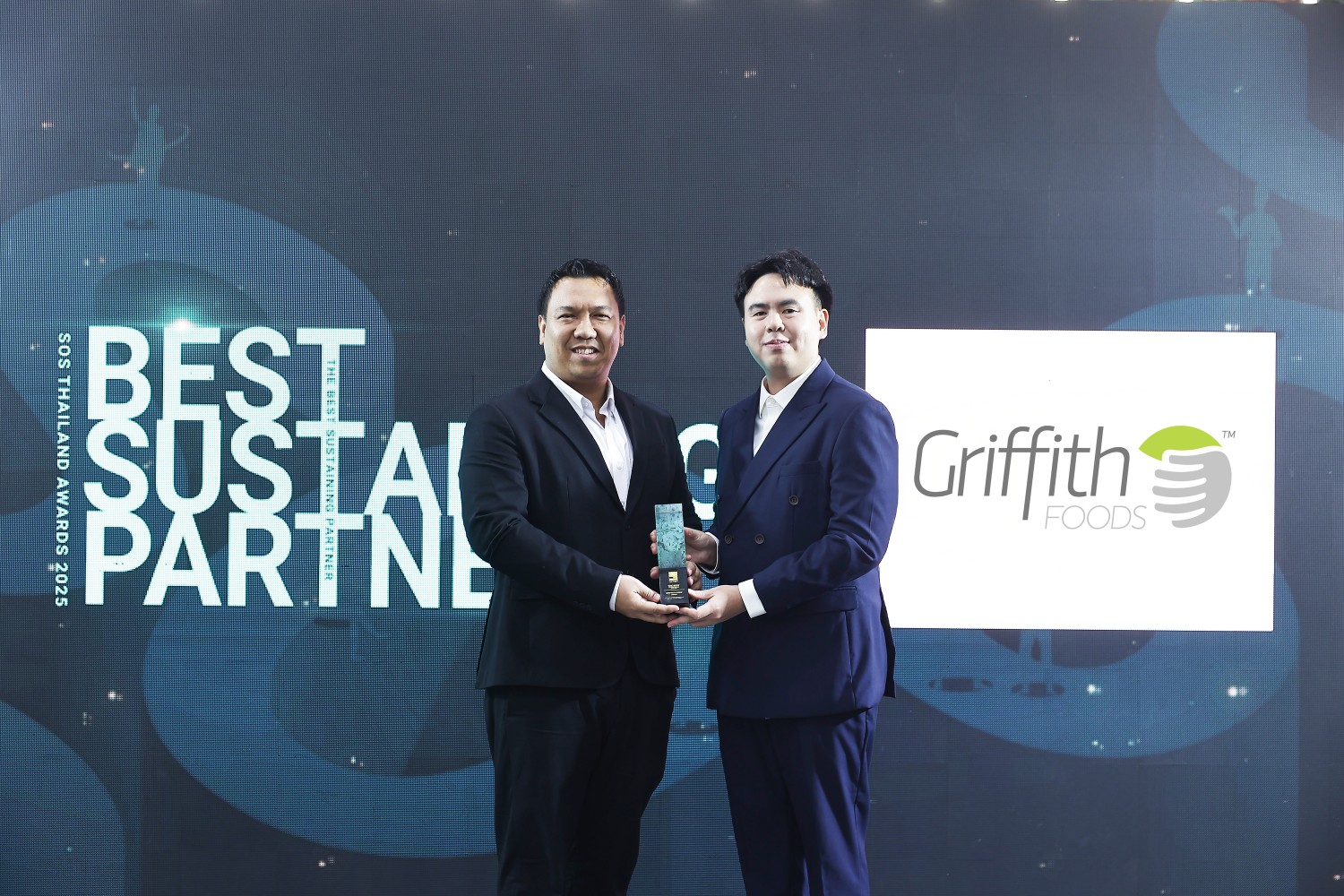 กริฟฟิทท์ ฟู้ดส์ ประเทศไทย คว้ารางวัล “The Best Sustaining Partner Award 2025”  ตอกย้ำความมุ่งมั่นในการสร้างระบบอาหารที่ดีต่อสุขภาพและยั่งยืน