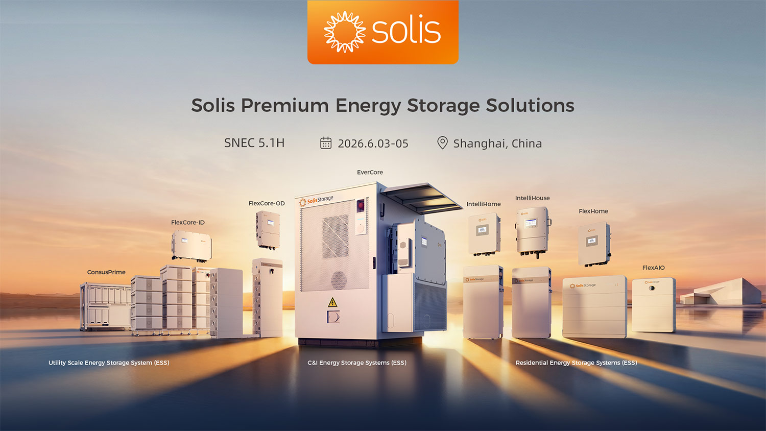 Solis ชี้ “Energy Storage” คือกุญแจสู่อนาคตพลังงานสะอาดเตรียมโชว์เทคโนโลยีในงาน SNEC PV Power Expo 2026