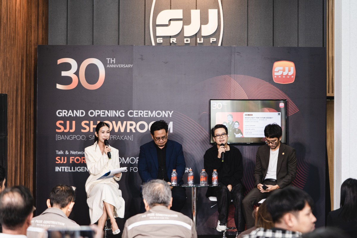 30 ปี SJJ ไม่หยุดแค่ “หลังคา” เปิดเกมรุก Material & Design Solution ผสาน AI ปั้นงานดีไซน์สู่ของจริง
